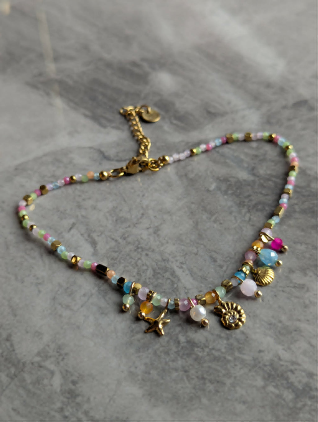 Bracelet Cheville Esmeralda